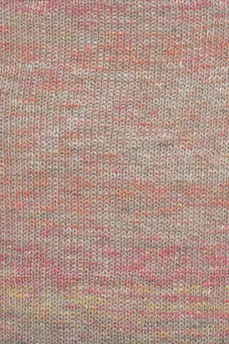 Lang Yarns Linello – 100g / 280m – Orange/Berry/Beige (0304) – detail