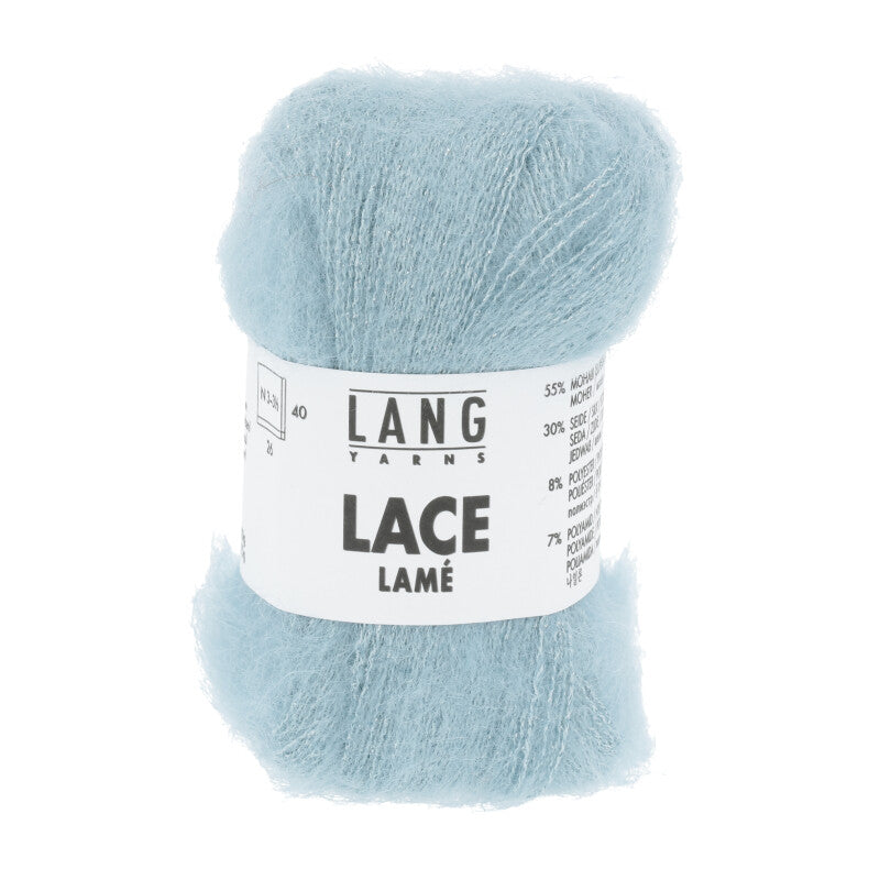 Lang Yarns Lace Lamé – 25g / 310m – Aqua (0072)