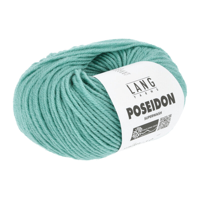 Lang Yarns Poseidon yarn, Reseda, colour 0073, ball photograph