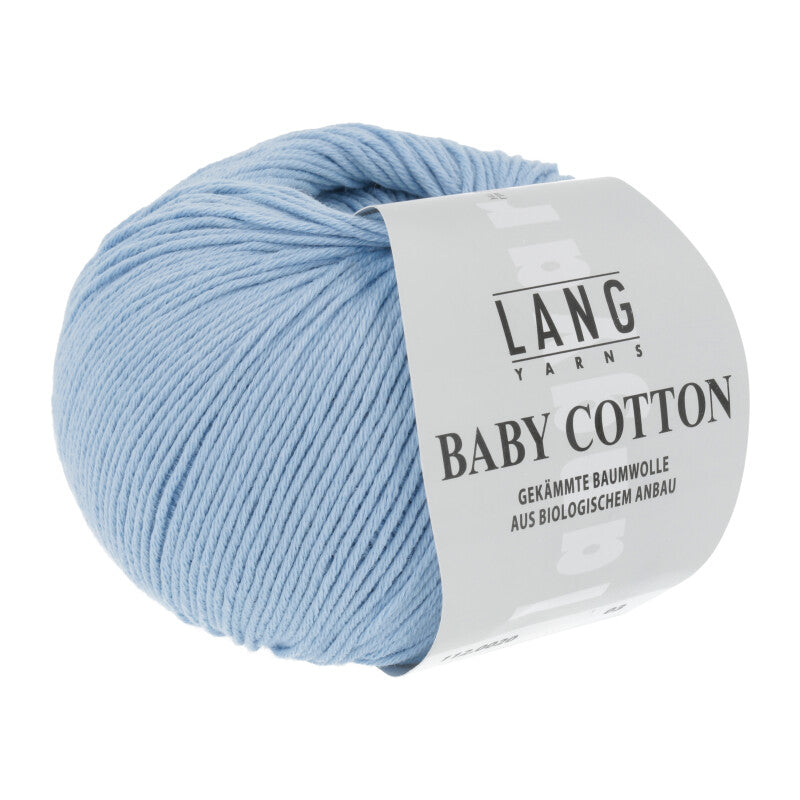 Lang Yarns Baby Cotton – 50g / 180m – Light Blue (0020)