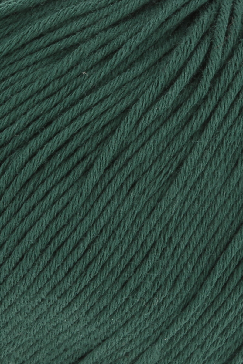 Lang Yarns Baby Cotton – 50g / 180m – Dark Green (0218) – detail