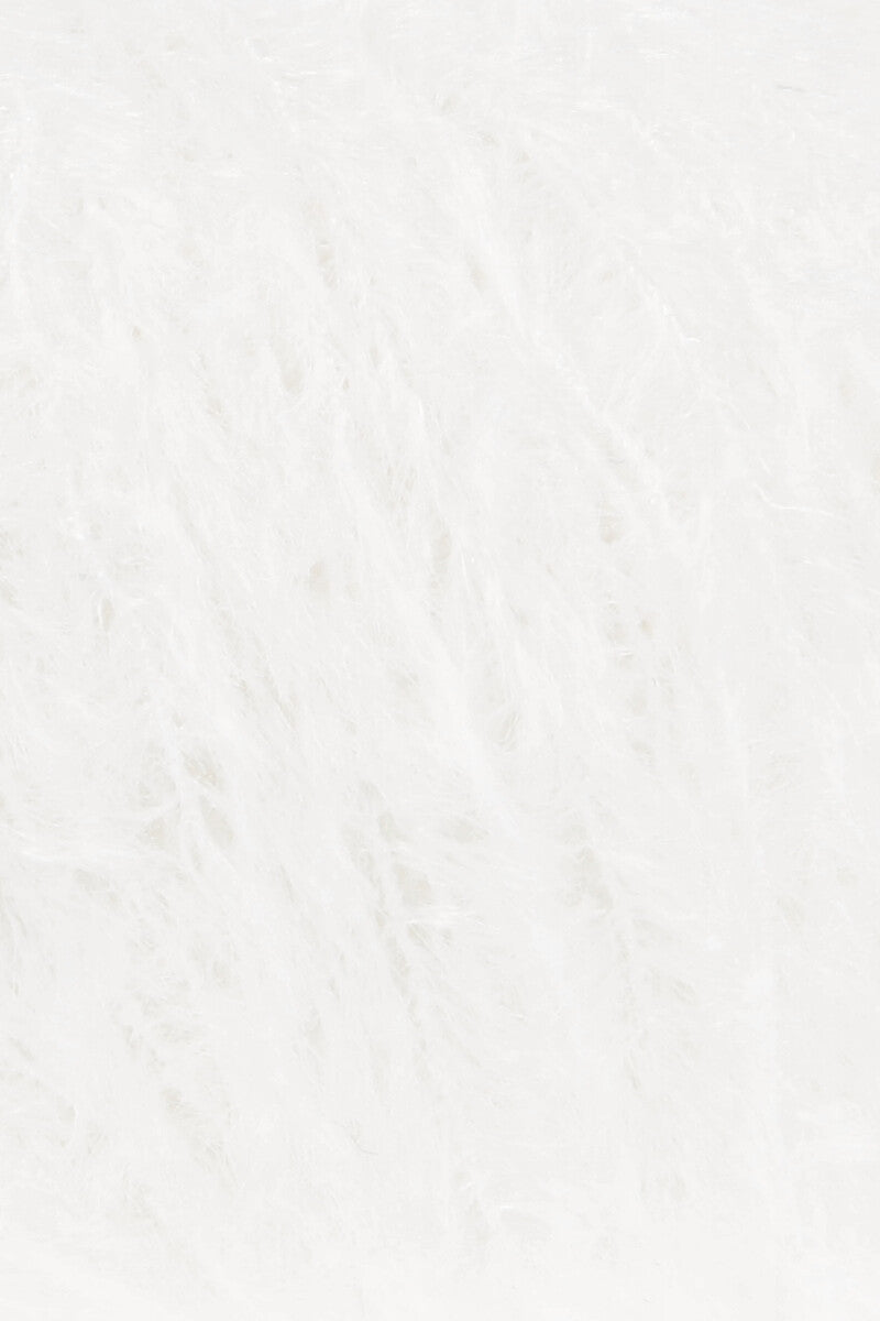 Lang Yarns Velvet – 50g / 170m – White (0001) – detail