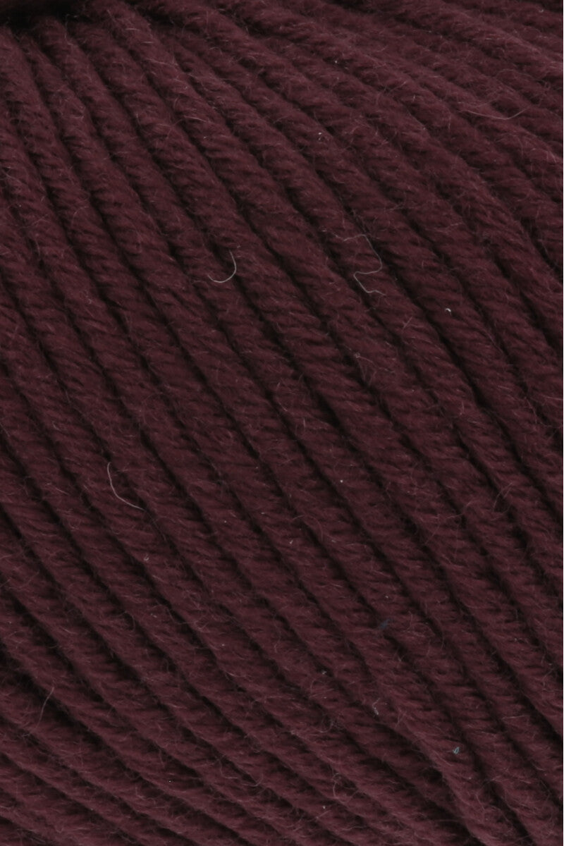 Lang Yarns Merino+ – 50g / 90m – Bordeaux (0164) – detail
