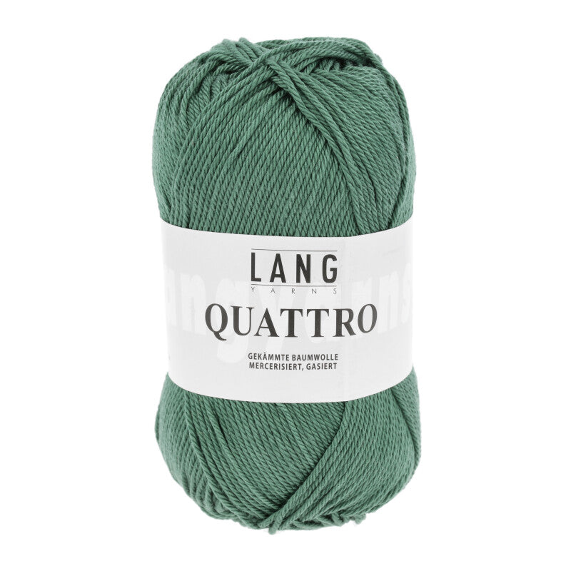 Lang Yarns Quattro – 50g / 120m – Dark Green (0018)