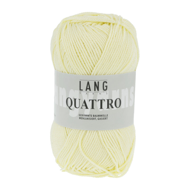 Lang Yarns Quattro – 50g / 120m – Pale Yellow (0213) – B view