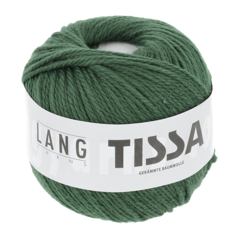 Lang Yarns Tissa – 50g / 80m – Dark Green (0037)