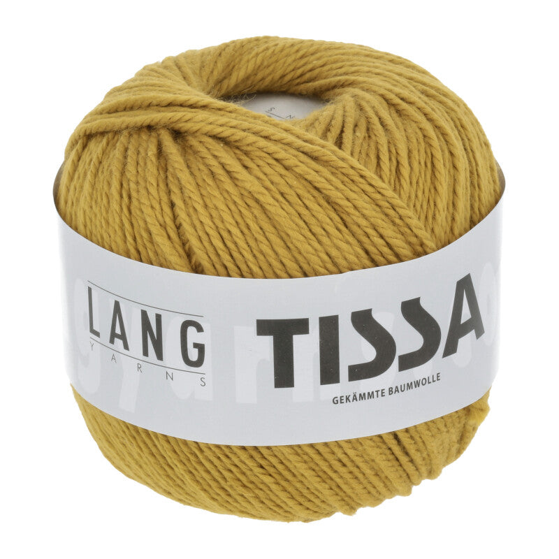 Lang Yarns Tissa – 50g / 80m – Gold Yellow (0150)