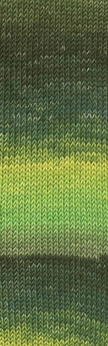 Lang Yarns Merino 120 Dégradé – 50g / 120m – Green (0002) – detail