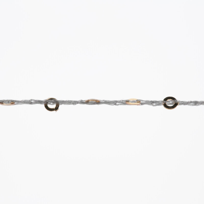 Lang Yarns Paillettes – 25g / 112m – Grey/Gold (0003) – yarn texture