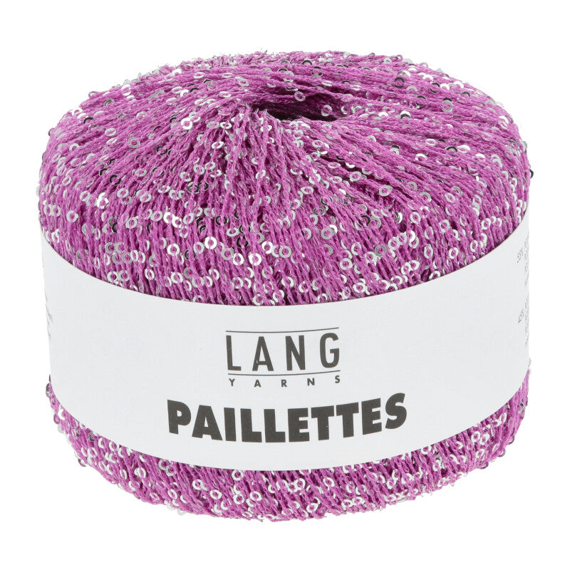Lang Yarns Paillettes – 25g / 112m – Pink/Pink (0085)