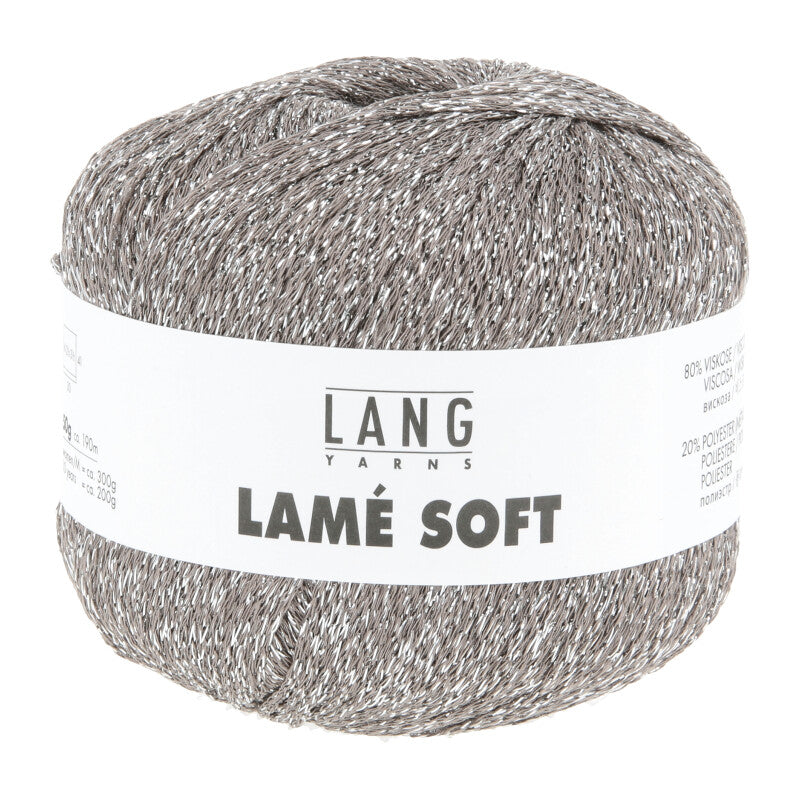 Lang Yarns Lamé Soft – 50g / 190m – Stone (0096)