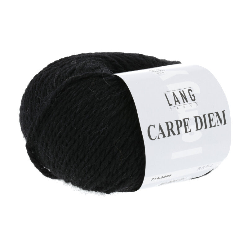Lang Yarns Carpe Diem – 50g / 90m – Black (0004)