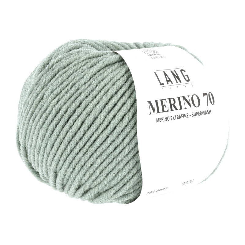 Lang Yarns Merino 70 – 50g / 70m – Light Sage (0091)