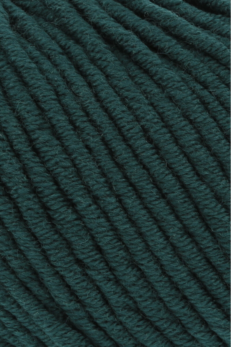 Lang Yarns Merino 70 – 50g / 70m – Dark Green (0218) – detail