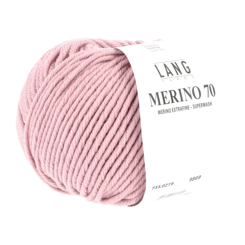 Lang Yarns Merino 70 – 50g / 70m – Rosé (0219)