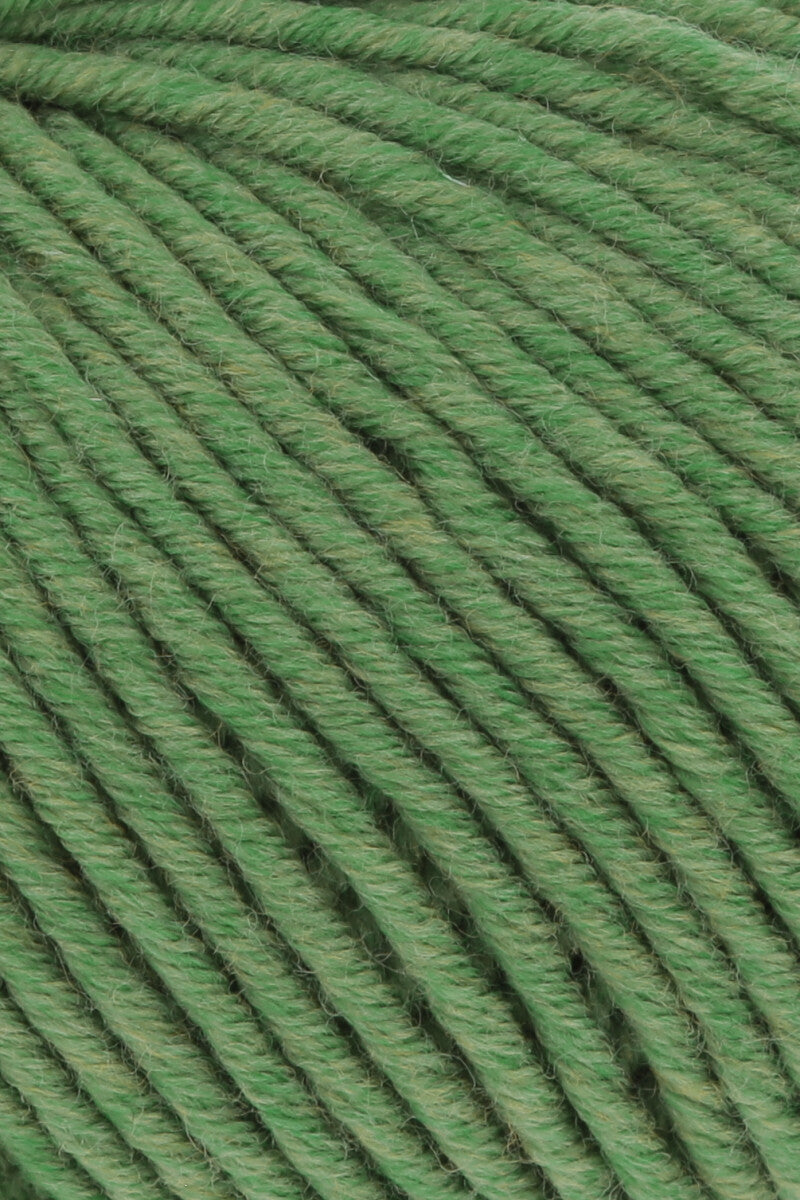 Lang Yarns Merino 70 – 50g / 70m – Green Mélange (0317) – detail