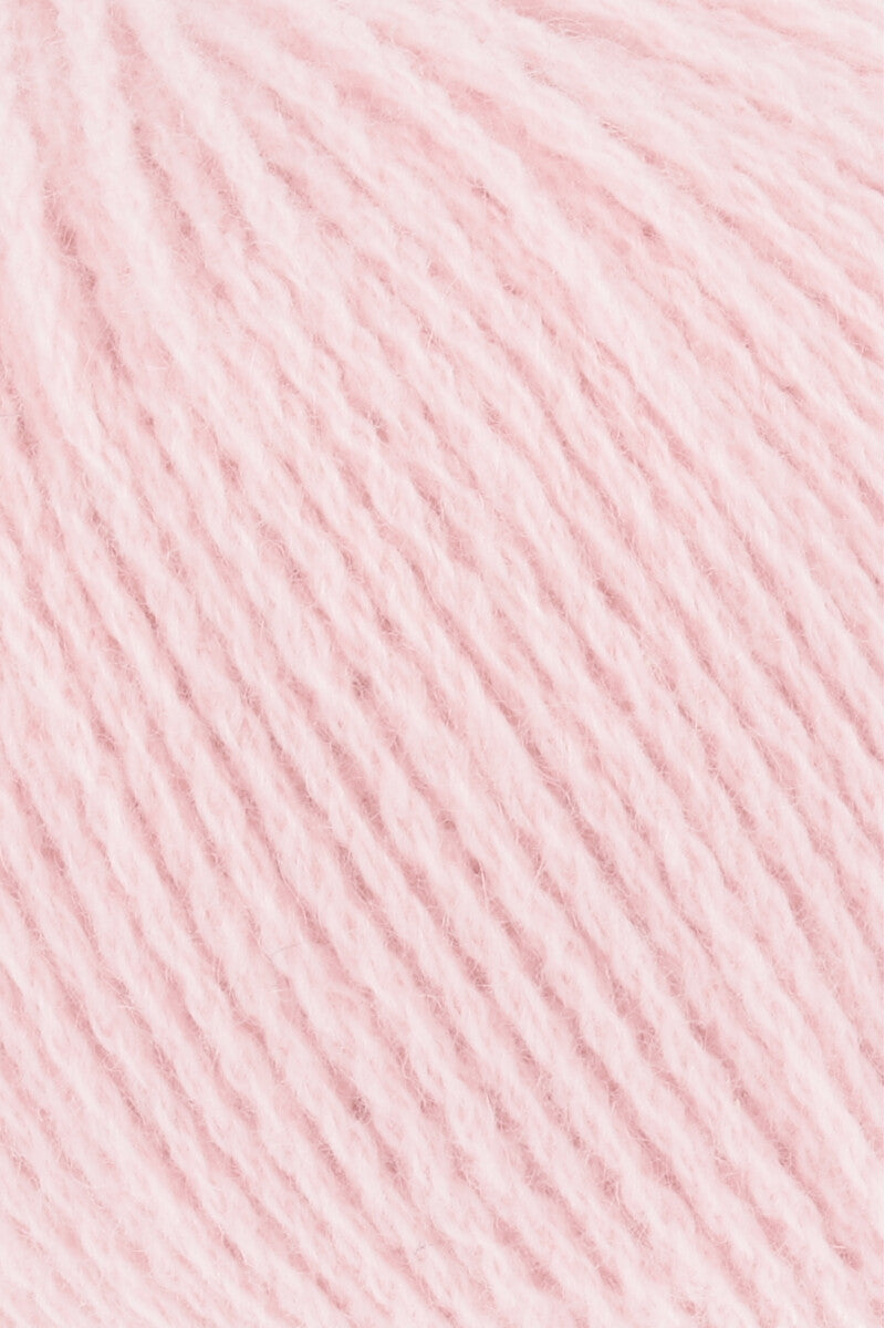 Lang Yarns Cashmere Premium Yarn, 115m / 25g – Light Rose (0119), yarn texture
