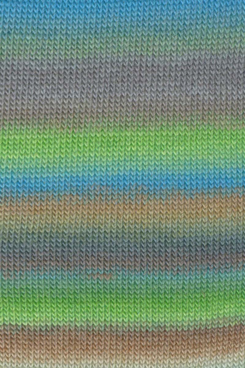 Lang Yarns Mille Colori Baby – 50g / 190m – Apple/Emerald/Prato (0016) – detail