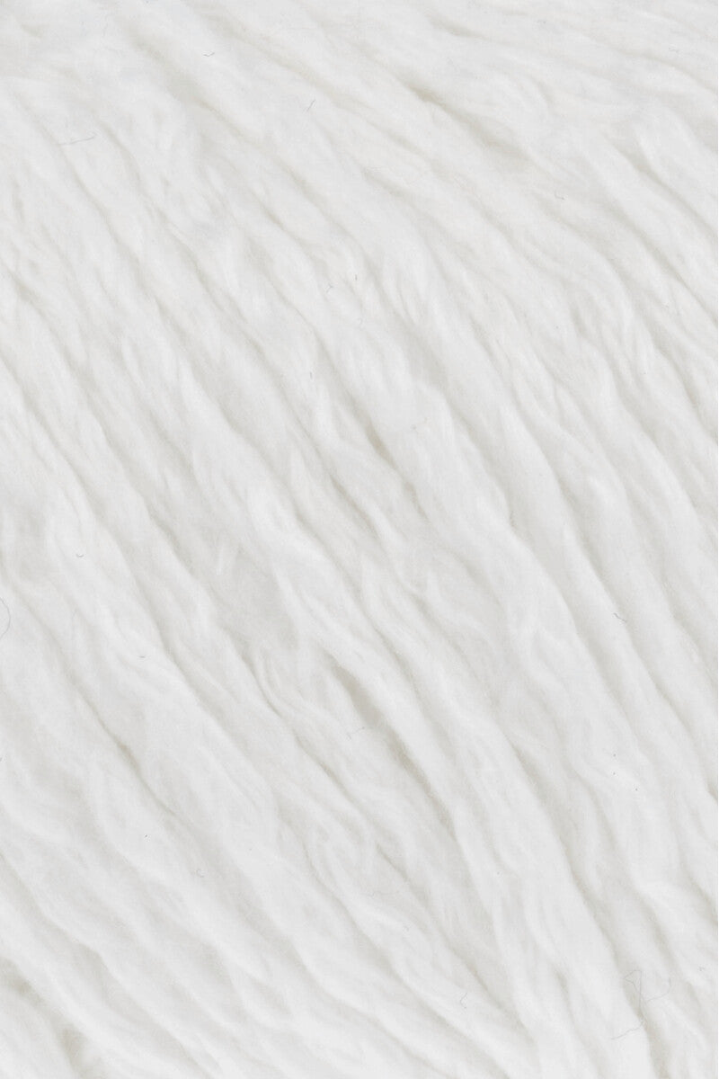 Lang Yarns Amira – 50g / 100m – White (0001) – detail