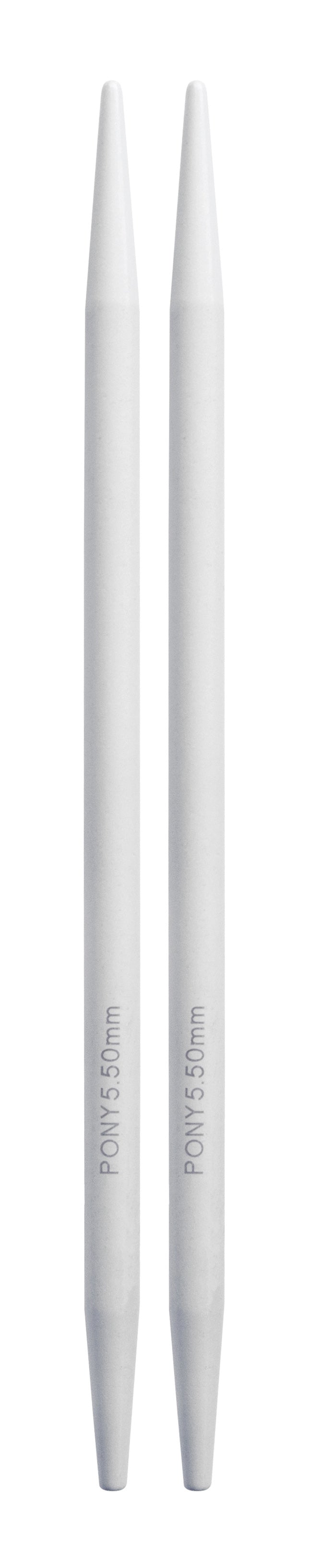 Pony Classic Aluminium Interchangeable Knitting Needle Tips – 10.5 & 14 cm, 14 cm, 5.50 mm – additional product view
