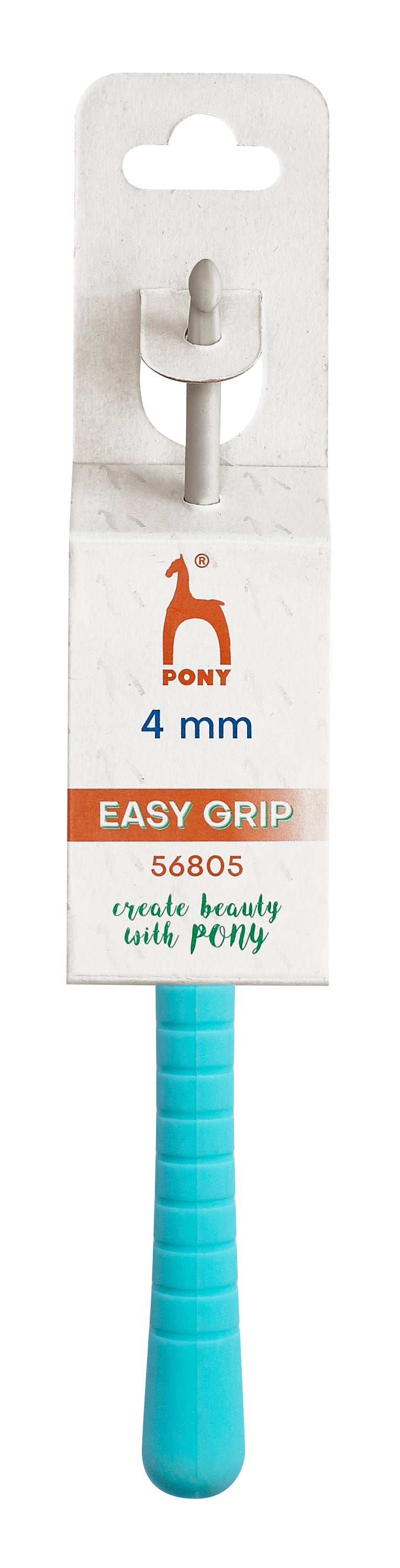 Pony Easy Grip Aluminium Crochet Hooks – 2 to 10 mm, 4.00 mm