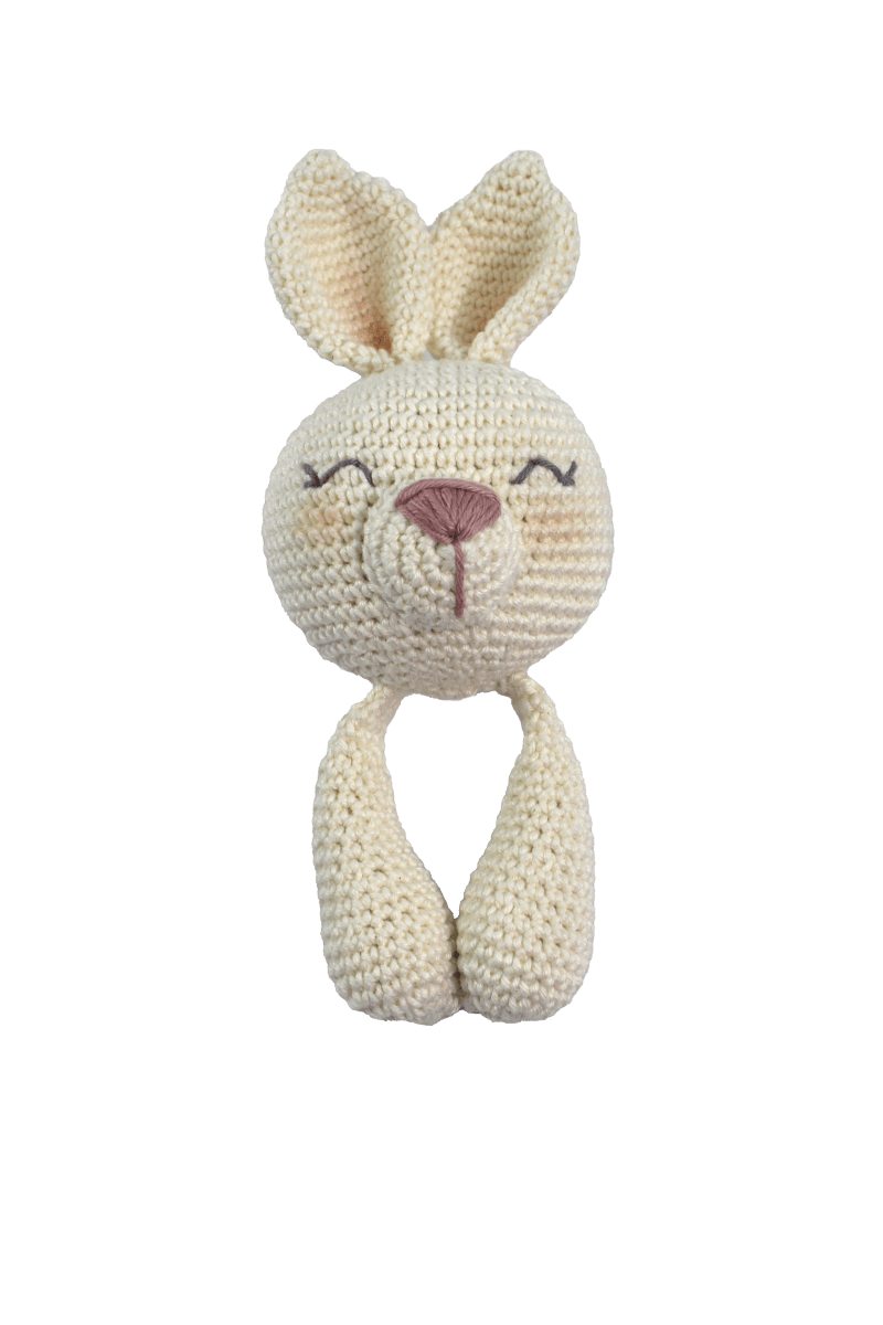 Circulo Amigurumi Crochet Kit - Lovey Blanket - All Included, Easy Instructions - Crochet Set for Intermediate - Animal Crochet Kit, Premium Amigurumi Yarn for Crocheting - Bunny - Leo Hobby