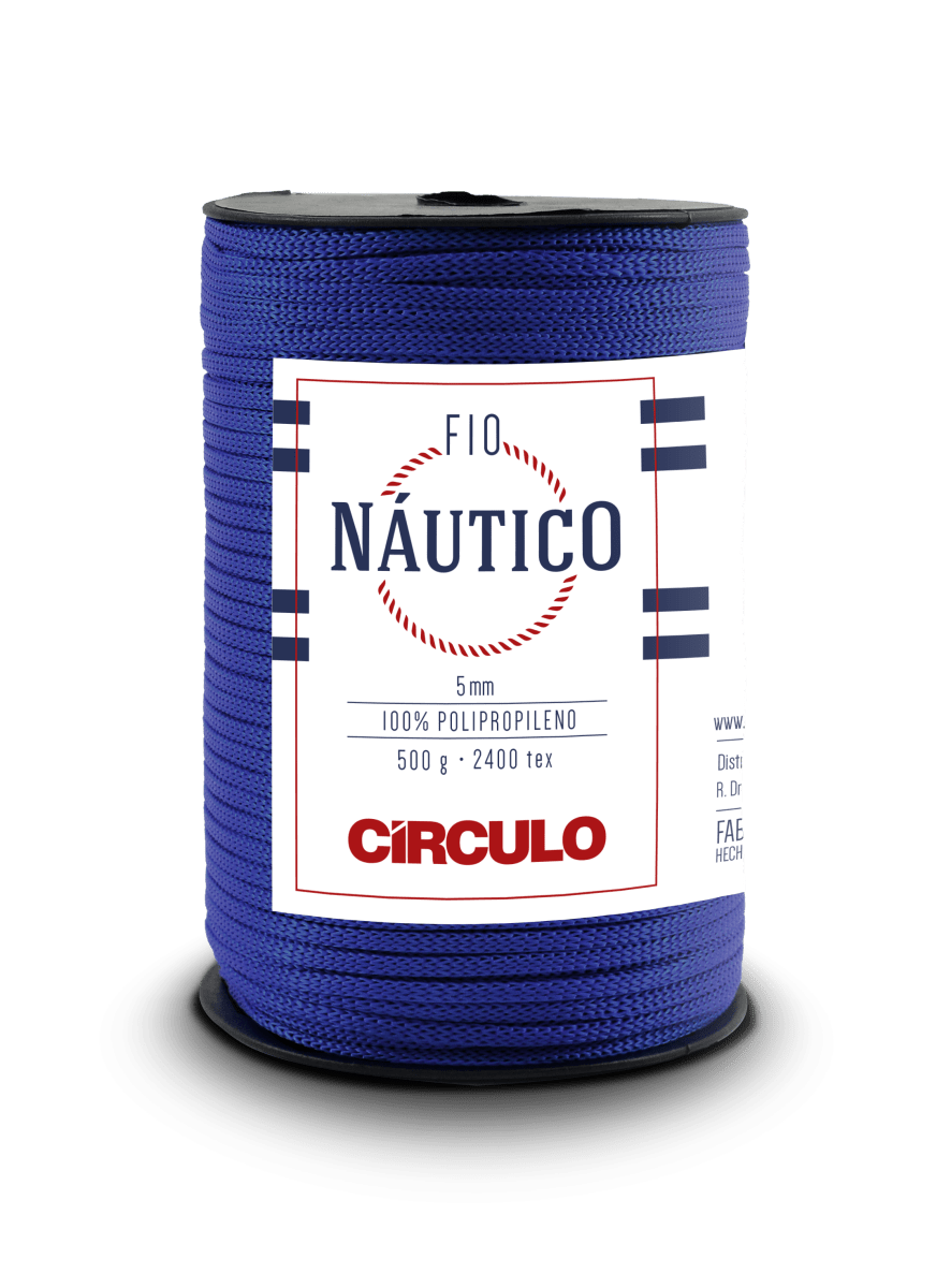 Circulo Fio Nautico 5mm Yarn for Crocheting 208m/500g - Leo Hobby