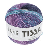 Lang Yarns Tissa Color – 50g / 80m – Blue/Turquoise/Purple (0354)