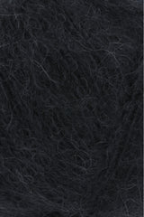 Lang Yarns Suri Alpaca – 25g / 100m – Black (0004) – detail