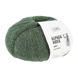 Lang Yarns Alpaca Soxx 6-ply Yarn, 390m / 150g – Olive Mélange (0098)