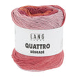 Lang Yarns Quattro Dégradé – 100g / 240m – Fuchsia/Red/Rose (0002)