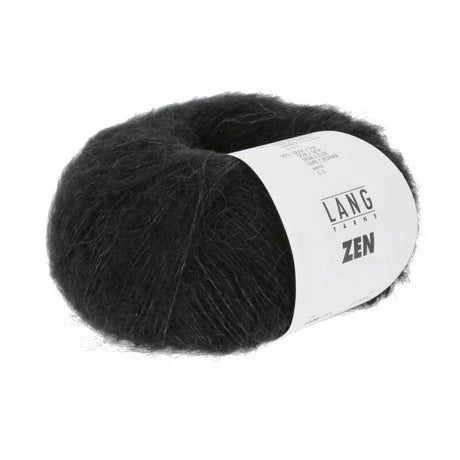 Lang Yarns Zen – 25g / 200m – Black (0004)
