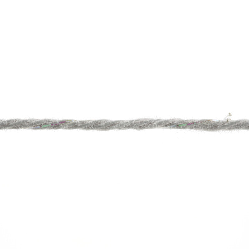 Lang Yarns Quattro Lamé – 50g / 120m – Grey (0024) – yarn texture