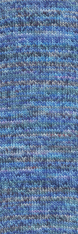 Lang Yarns Footprints – 100g / 400m – Blue (0007) – detail