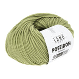 Lang Yarns Poseidon yarn, Lime, colour 0044, ball photograph