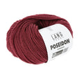 Lang Yarns Poseidon yarn, Dark Red, colour 0063, ball photograph