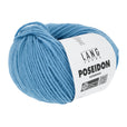 Lang Yarns Poseidon yarn, Turquoise, colour 0078, ball photograph