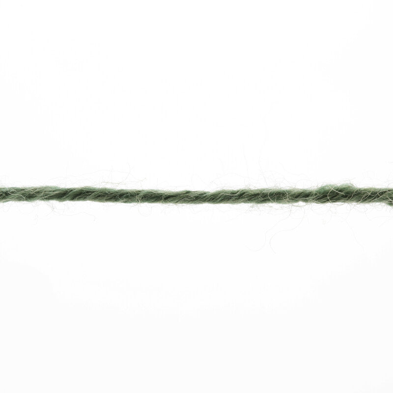 Lang Yarns Poseidon yarn, Dark Olive, colour 0098, detail photograph
