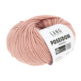 Lang Yarns Poseidon yarn, Pink Powder, colour 0209, ball photograph