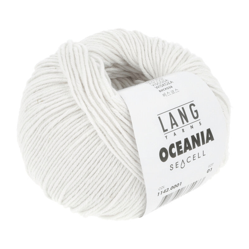Lang Yarns Oceania – 50g / 140m – White (0001)