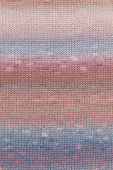 Lang Yarns Magnolia – 100g / 250m – Pink/Blue/Brown (0012) – detail
