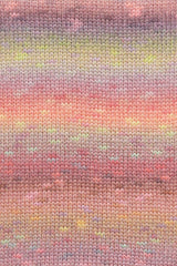 Lang Yarns Magnolia – 100g / 250m – Melon/Salmon/Ochre (0017) – detail