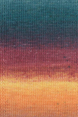 Lang Yarns Move 6-ply – 100g / 270m – Light Blue/Royal Purple/Orange/Eggplant (0011) – detail