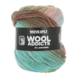Lang Yarns Move 6-ply – 100g / 270m – Blue/Green/Orange/Lilac (0013)