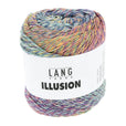 Lang Yarns Illusion – 100g / 270m – Purple/Petrol/Yellow/Light Blue (0002)