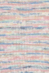 Lang Yarns Lisboa yarn, Rose/Offwhite/Jeans/Salmon Rose, colour 0010, alternate product photograph
