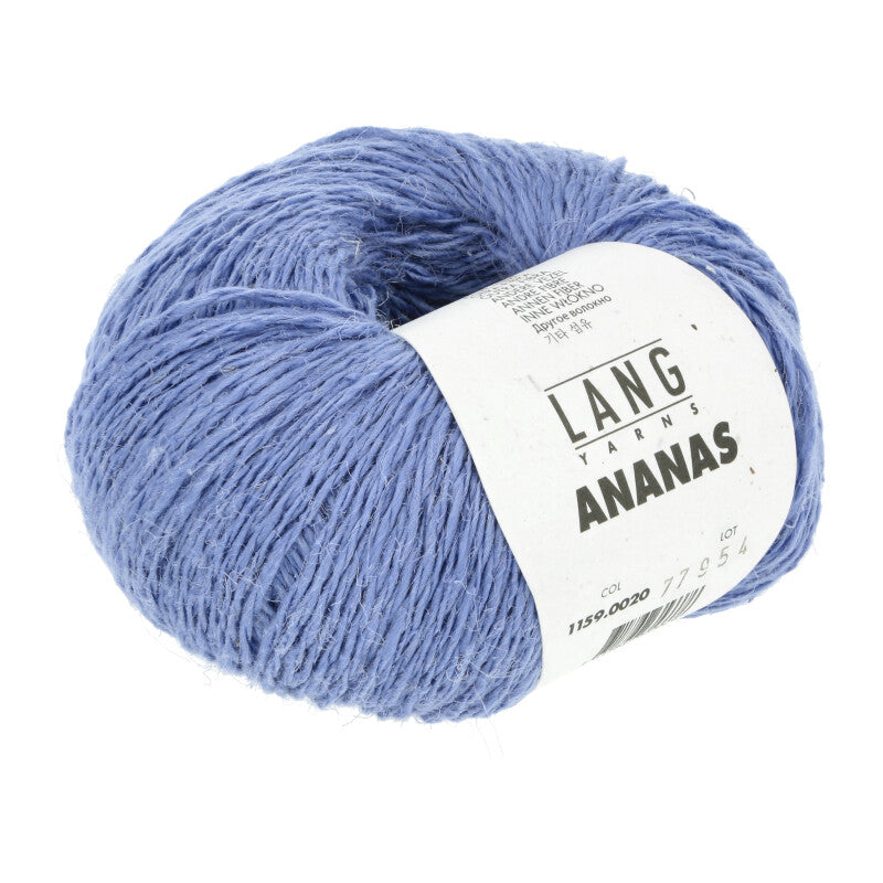 Lang Yarns Ananas yarn, Light Blue, colour 0020, ball photograph