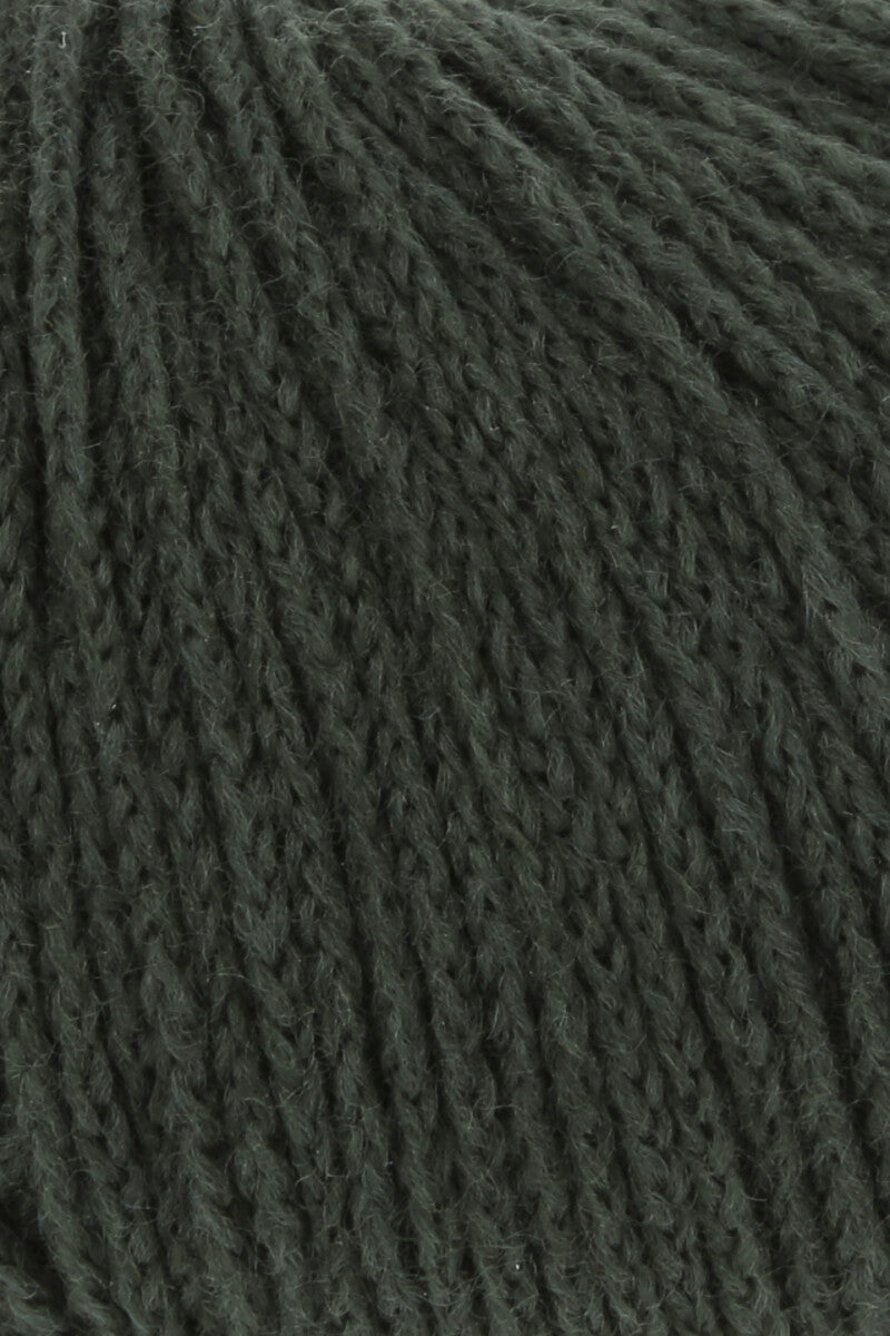 Lang Yarns Nomad – 25g / 125m – Dark Green (0018) – detail