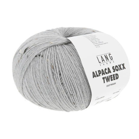 Lang Yarns Alpaca Soxx Tweed – 100g / 387m – Grey (0024)