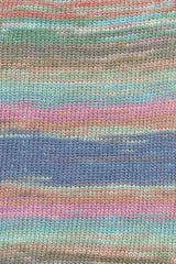 Lang Yarns Eternity – 100g / 340m – Green/Periwinkle/Pink/Hazel (0002) – detail